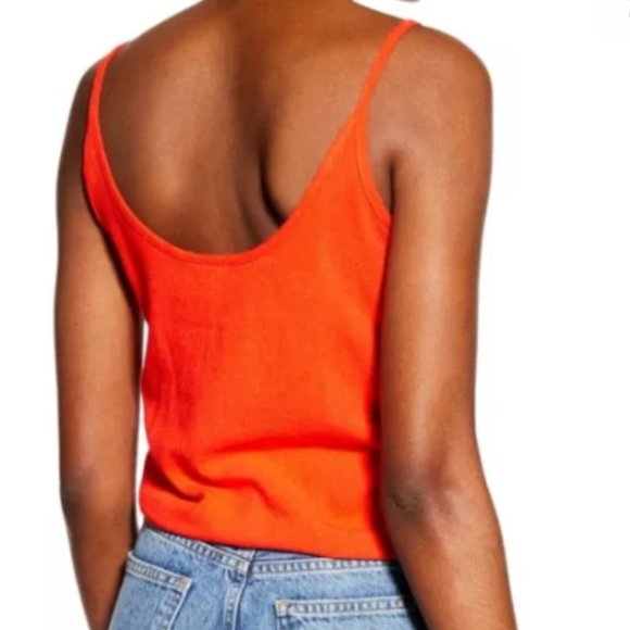 TopShop Women's Polly Tie Front Camisole - Picture 5 of 6
